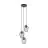 Eglo Lampa Wisząca Newtown Stal Czarny | IP20 - Nadaje Się Do 3x E27 