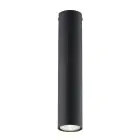Emibig Lampa sufitowa Tecno Stal Czarny | Nadaje Się Do 1x GU10 - Max 8W