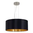 Eglo Lampa Wisząca Maserlo Stal Satynowy Nikiel | Nadaje Się Do 3x E27
